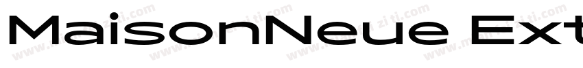 MaisonNeue ExtendedDemiBold字体转换